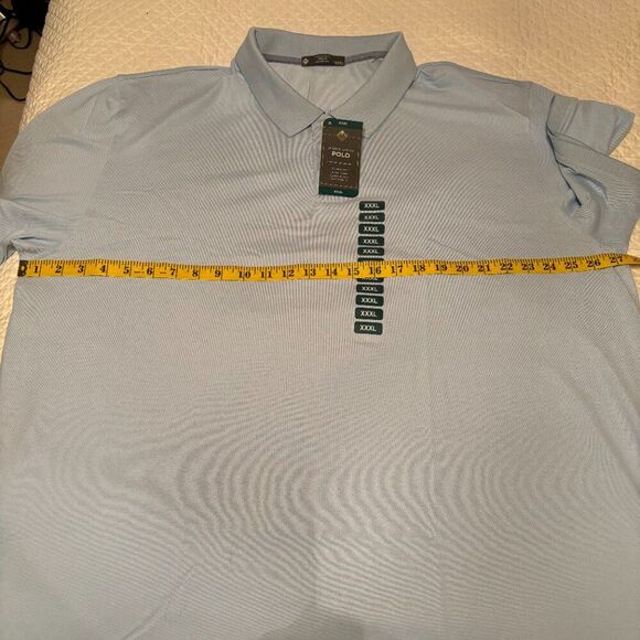 Makers Mark Polo Mens 3X Light Blue Stretch Cotton Casual Preppy Cruise NEW - Picture 12 of 12